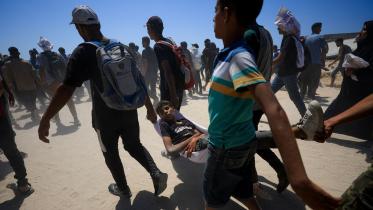 israeli attack on aid seekers in gaza