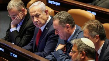 Benjamin Netanyahu in Knesset