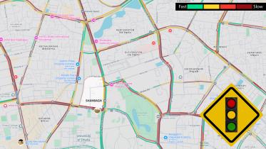 traffic jam in dhaka after shahbagh blockade