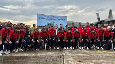 Bangladesh football team returned from Nepal
