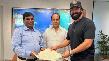 Shakib Khan signs another film with Sun music and Motion Pictures .png