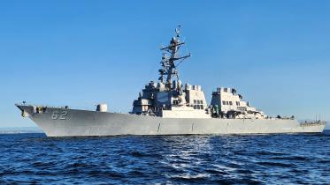 US Navy warship in Bangladesh
