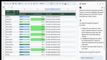 Google Sheets Gemini AI