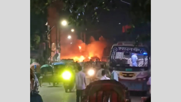 dhaka bus fire news today