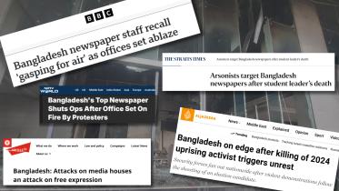 global media reaction to The Daily Star attack