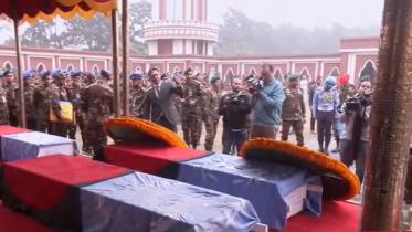 Janaza of 6 Bangladeshi peacekeepers killed in Sudan held