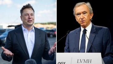 Bernard Arnault Elon Musk