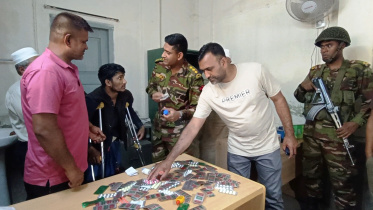 Army detains two people with smuggled hospital medicines.jpg