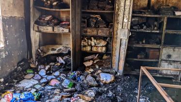 Two schools torched in Netrokona.jpg