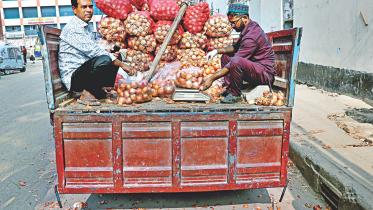 TCB truck filled with onions