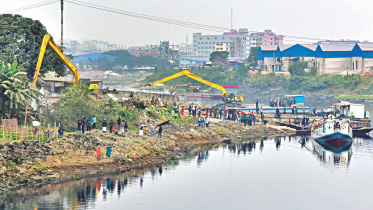 turag river near kamarpara bridge