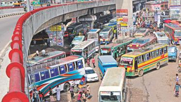 Road Accident in Dhaka's Mayor Hanif flyover