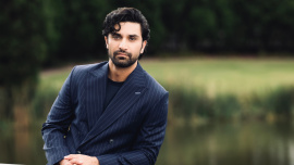 Pakistani star Ahad Raza Mir wears bespoke Zurhem in Australia