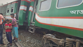 Nilsagar Express train derailment Bogura