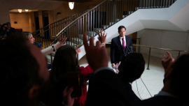 US Secretary of State Marco Rubio speaks to the media on the day of a briefing for Congressional leaders on the situation in Iran, on Capitol Hill in Washington, DC, US, March 2, 2026. Photo: Reuters