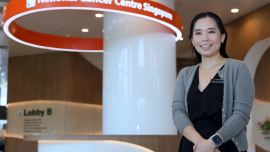 Clin Asst Prof Poon Yi Ling Eileen, a medical oncologist at the National Cancer Centre Singapore (NCCS)