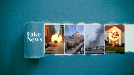 AI fake news during iran israel war 2026