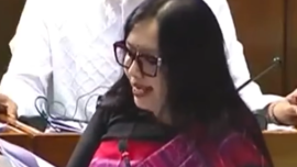 Rumeen Farhana parliament speech against political appointments