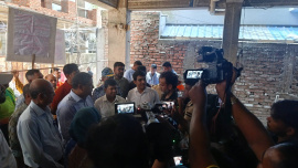The drive, led by LGRD State Minister Mir Shahe Alam, followed a decision of the National Committee on Dengue and Other Mosquito-Borne Disease Prevention. Photo: Star