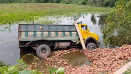 The accident occurred in the Mandarpur area on the Tinlakh-Charghach regional road under Badair union. Photo: Collected