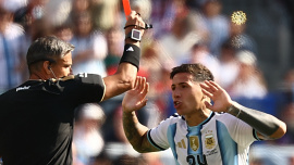 Enzo Fernandez World Cup final red card