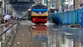 Dhaka Waterlogging After Heavy Rain