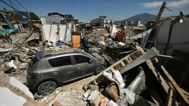 Swathes of the Colombian city of Pereira lay in ruins after a major earthquake rocked the region, leaving at least 241 people dead and 1,670 others injured. Photo: AFP