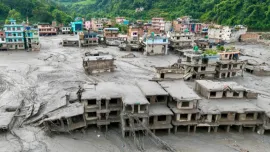 Rescuers are searching for survivors after the massive flash flood along the Nepal-Tibet border destroyed homes, roads and bridges, with rescue efforts hampered by continued rain and difficult terrain. Photo: AFP
