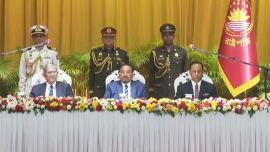Mirza Fakhrul Islam Alamgir takes oath as president