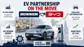 Runner BYD car manufacturing in Bangladesh