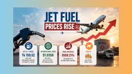 Bangladesh jet fuel price hike 2026