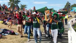 Bangladesh fans cheer