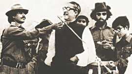 Bangabandhu and Kader Siddique.