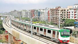 Agargaon Motijheel metro rail service suspension