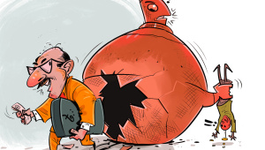 ED 1 loan defaulter cartoon file BIPLOB CHAKROBORTY.jpg