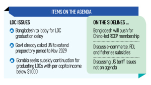 Bangladesh WTO conference agenda
