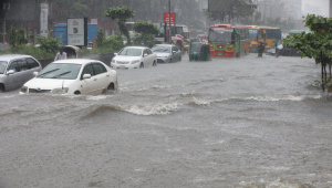 Dhaka flooded due to rain. July 2026.