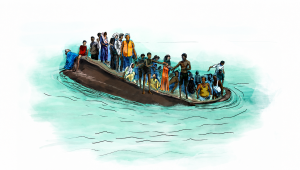 Rohingya_boat by Reuters
