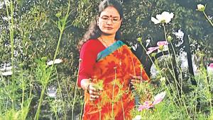 Bangladeshi popular folk singer Chandana Majumdar