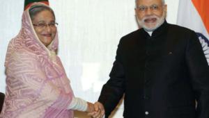 Hasina and Modi