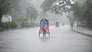 Rainy weather in Bangladesh