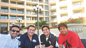 Syed Fahim Munaim with his sons