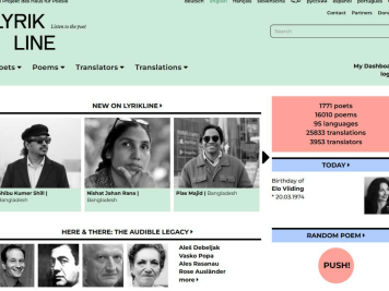 Screengrab from Lyrikline website