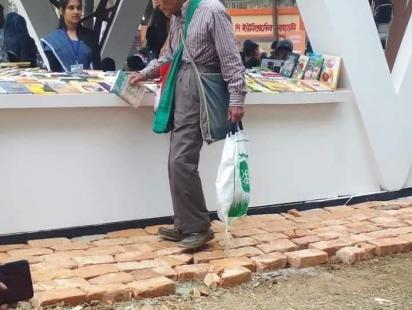 Elderly self-publisher