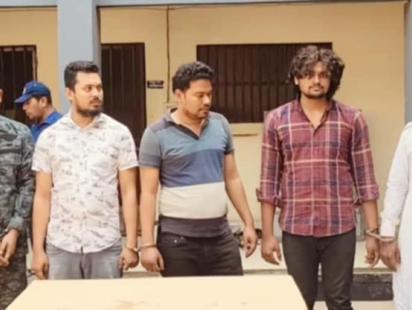 robbery using police car