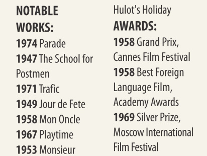 Jacques Tati Noteable work