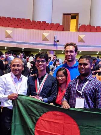 Bangladeshi student Auddithio Nag wins bronze in International Biology Olympiad 2018