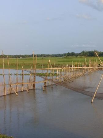 Dhamai river fenced.jpg