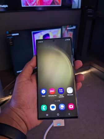 Samsung Galaxy S23 Ultra menu