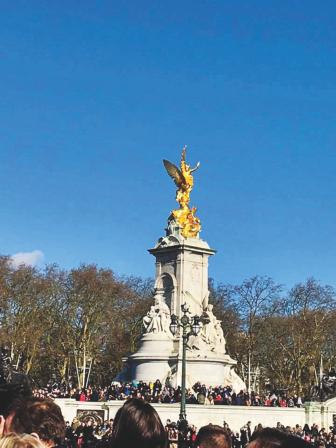 The grand Buckingham Palace